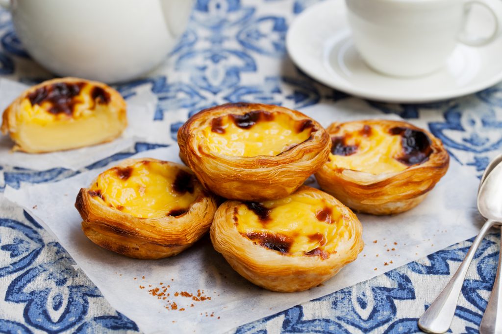 Egg tart, traditional Portuguese dessert, pastel de nata - Leisure Travel Enterprises