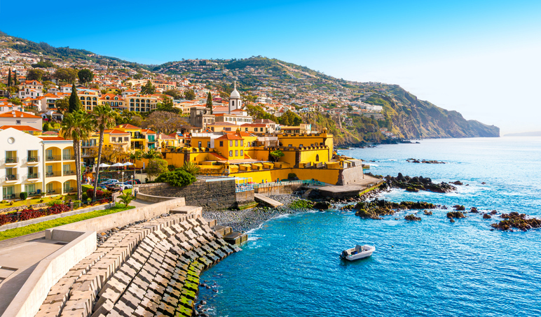 Panoramic view of the capital of Madeira island Funchal, Portugal - Leisure Travel Enterprises