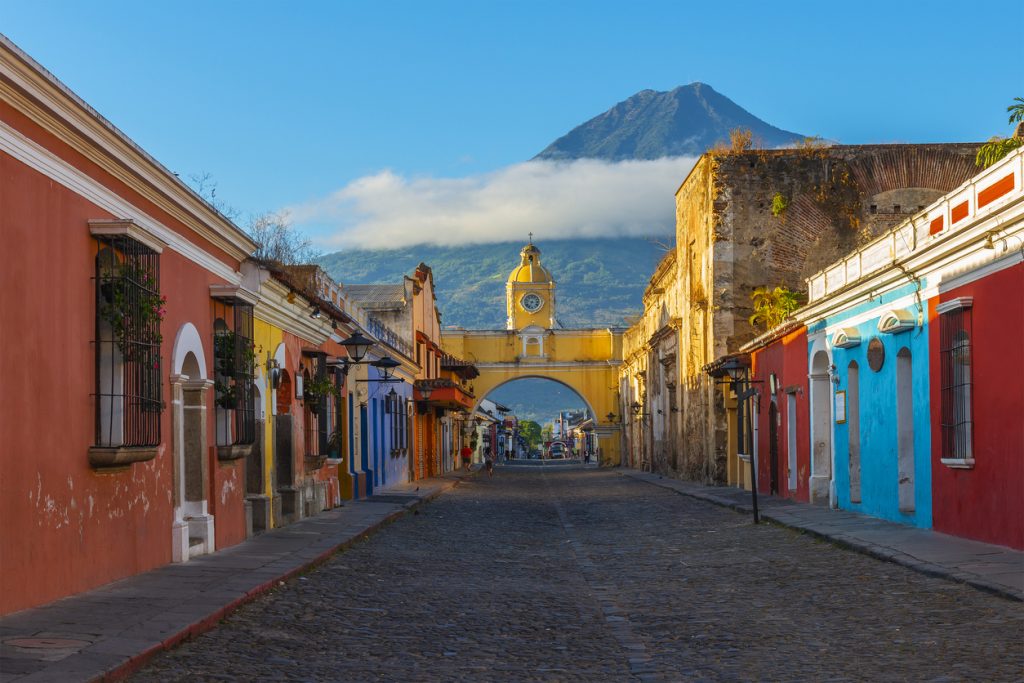 Cityscape of Antigua City, Guatemala - Leisure Travel Enterprises 