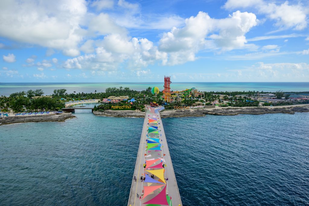 Aerial View of Perfect Day at CocoCay, Bahamas - Leisure Travel 