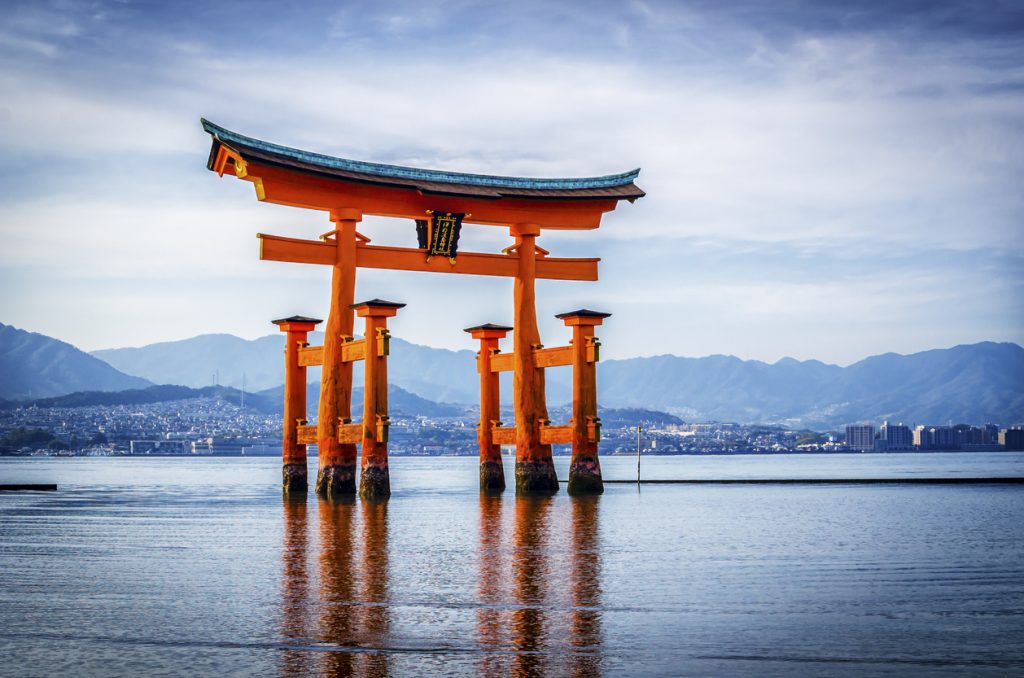 The Great Torii of Itsukushima shrine - Leisure Travel Enterprises